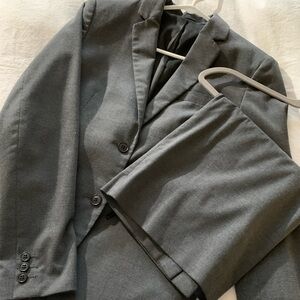 Uniqlo Gray Skirt Suit Set - Blazer and Skirt
